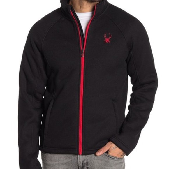Spyder Other - SPYDER Steller Full Zip Jacket New Black / Red